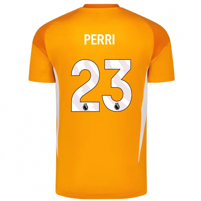 Danxen Dětské Lucas Perri #23 Oranžová Bílá Brankář Dresy 2025/26 Dres