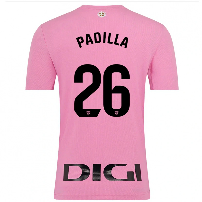 Danxen Dětské Álex Padilla #26 Růžová Černá Brankář Dresy 2025/26 Dres
