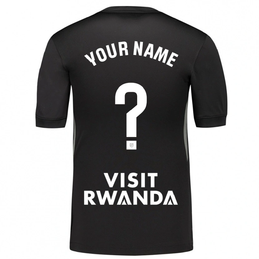 Danxen Dětské Atletico Madrid Černá Bílá Brankář Dresy 2025/26 Dres