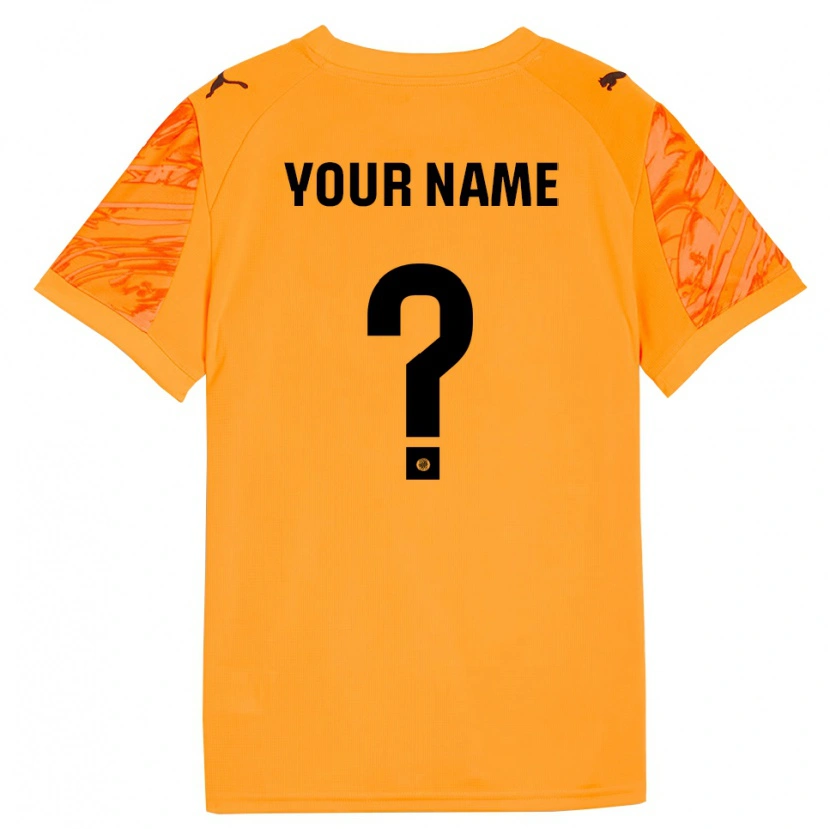 Danxen Dětské Girona Oranžová Černá Brankář Dresy 2025/26 Dres