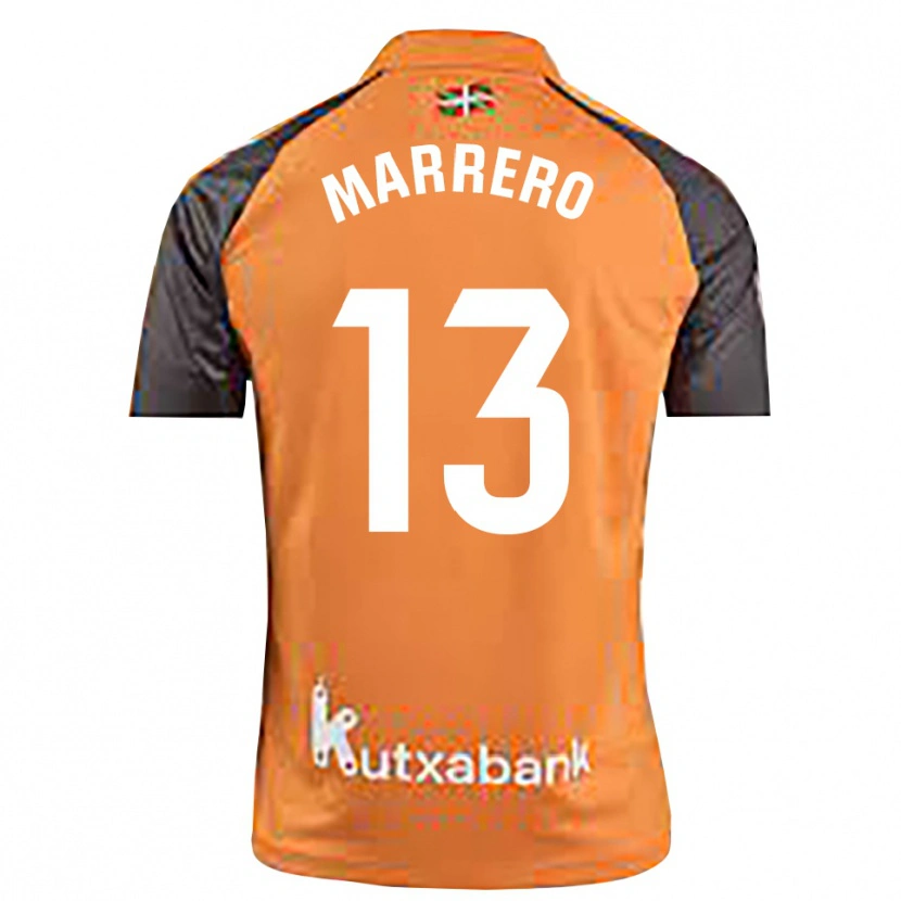 Danxen Dětské Unai Marrero #13 Černá Oranžová Brankář Dresy 2025/26 Dres