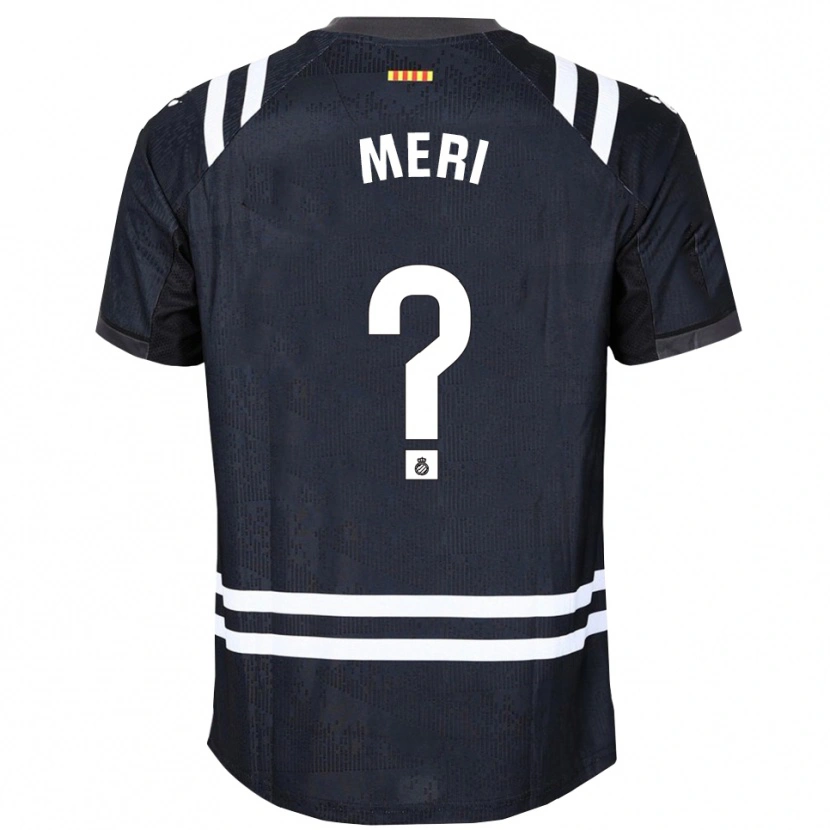 Danxen Dětské Meritxel Muñoz Alsina #0 Černá Bílá Brankář Dresy 2025/26 Dres