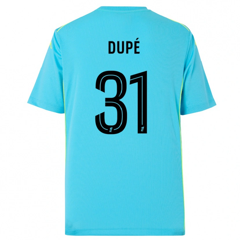 Danxen Dětské Maxime Dupé #31 Nebesky Modrá Černá Brankář Dresy 2025/26 Dres