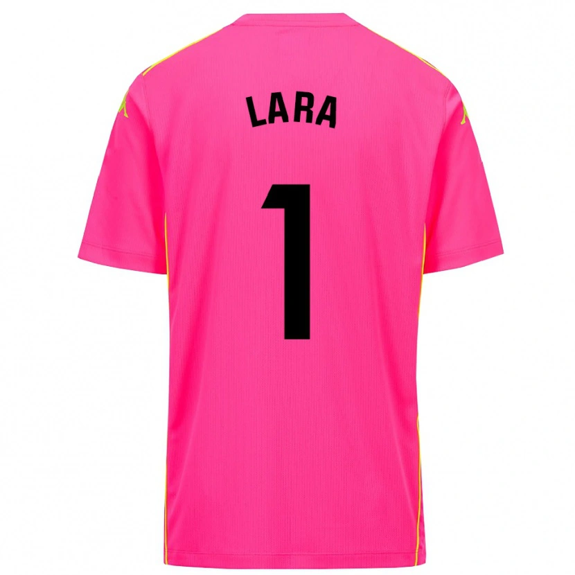 Danxen Dětské Lara Lara De Las Heras Coello #1 Sytě Růžová Černá Brankář Dresy 2025/26 Dres