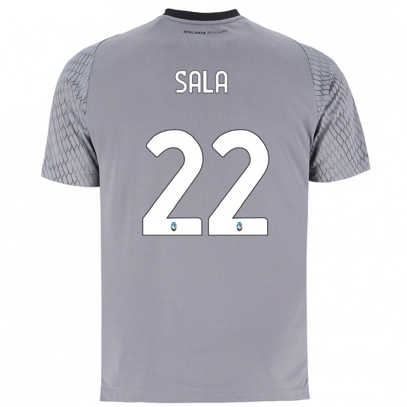 Danxen Dětské Lorenzo Sala #22 Šedá Modrá Červená Brankář Dresy 2025/26 Dres