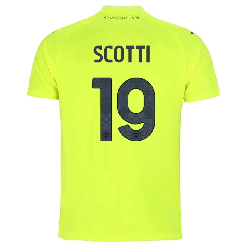 Danxen Dětské Asia Scotti #19 Fluorescenční Zelená Brankář Dresy 2025/26 Dres