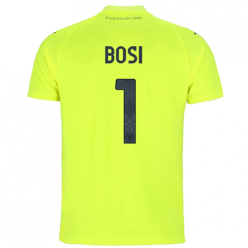 Danxen Dětské Gioele Bosi #1 Fluorescenční Zelená Brankář Dresy 2025/26 Dres