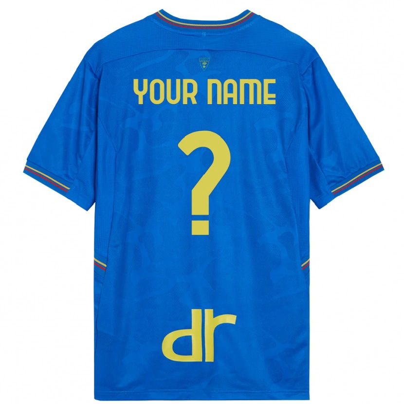 Danxen Dětské US Lecce Královská Modrá Hnědá Brankář Dresy 2025/26 Dres
