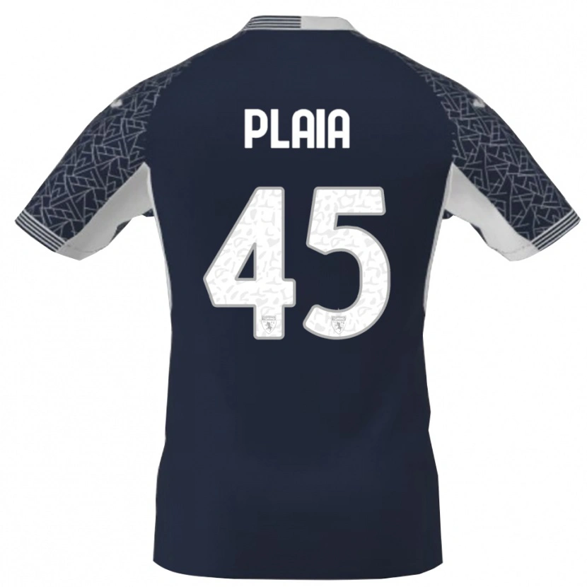 Danxen Dětské Francesco Plaia #45 Modrá Černá Bílá Brankář Dresy 2025/26 Dres