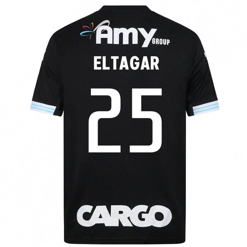 Danxen Dětské Barak Eltagar #25 Černá Bílá Brankář Dresy 2025/26 Dres