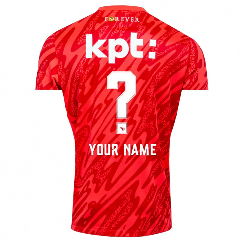 Danxen Dětské BSC Young Boys Červená Bílá Brankář Dresy 2025/26 Dres