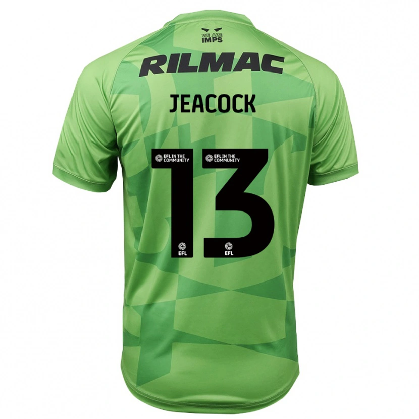 Danxen Dětské Zach Jeacock #13 Světle Zelená Brankář Dresy 2025/26 Dres
