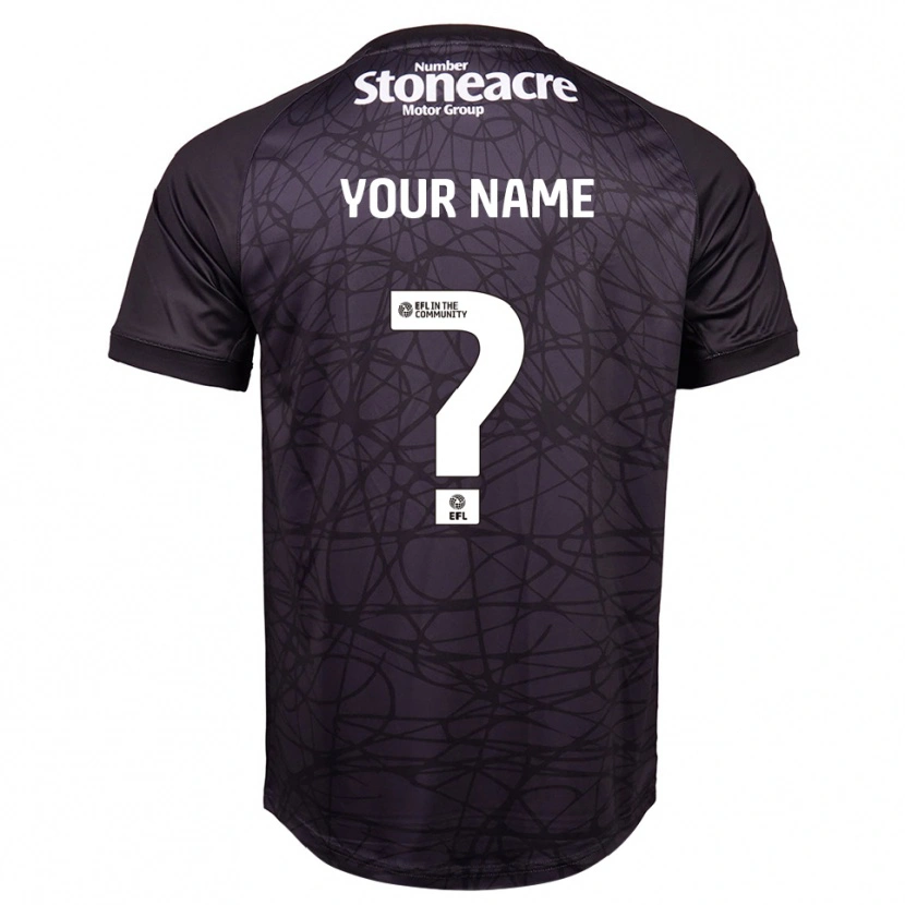 Danxen Dětské Doncaster Rovers Černá Bílá Brankář Dresy 2025/26 Dres