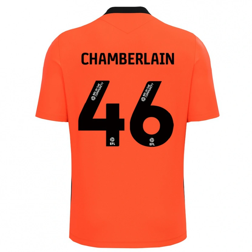 Danxen Dětské Harrison Chamberlain #46 Černá Červená Brankář Dresy 2025/26 Dres