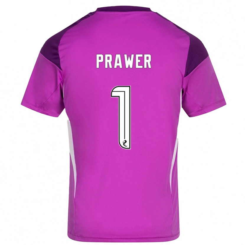 Danxen Dětské Anna Prawer #1 Purpurová Purpurová Brankář Dresy 2025/26 Dres