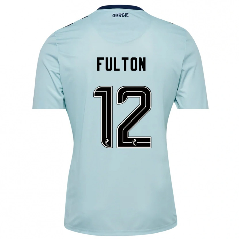 Danxen Dětské Ryan Fulton #12 Světle Modrá Černá Brankář Dresy 2025/26 Dres