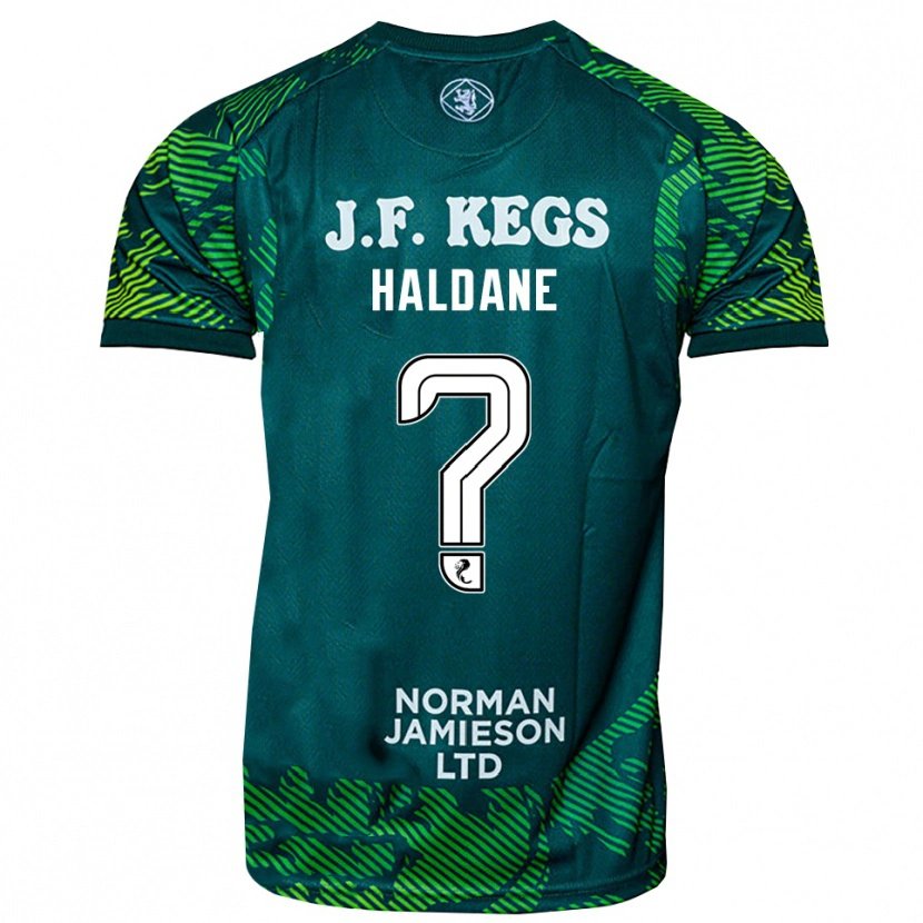 Danxen Dětské Lewis Haldane #0 Zelená Bílá Brankář Dresy 2025/26 Dres