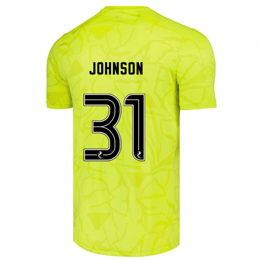 Danxen Dětské Murray Johnson #31 Žlutá Černá Brankář Dresy 2025/26 Dres