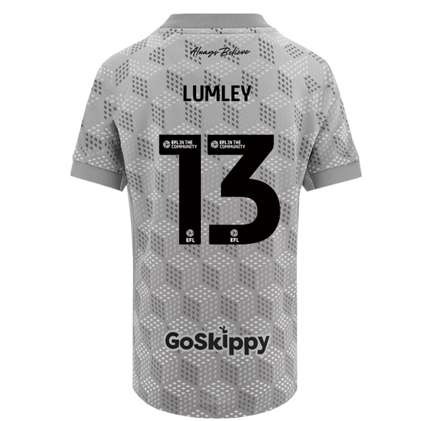 Danxen Dětské Joe Lumley #13 Černošedá Brankář Dresy 2025/26 Dres