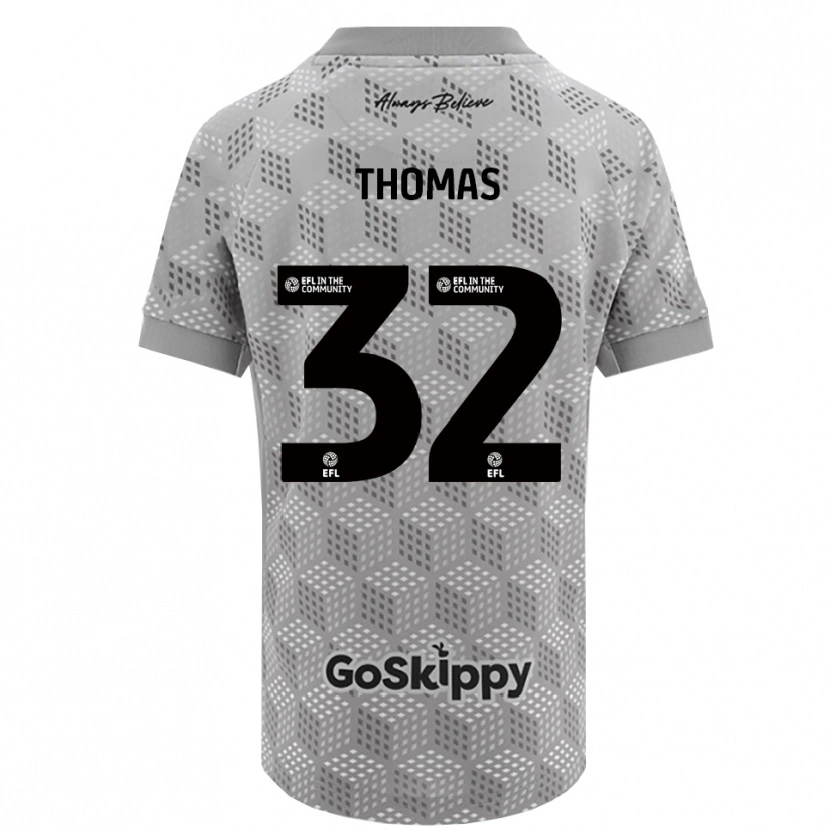 Danxen Dětské Lewis Thomas #32 Černošedá Brankář Dresy 2025/26 Dres