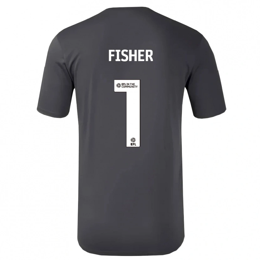 Danxen Dětské Nathan Fisher #1 Černobílá Brankář Dresy 2025/26 Dres