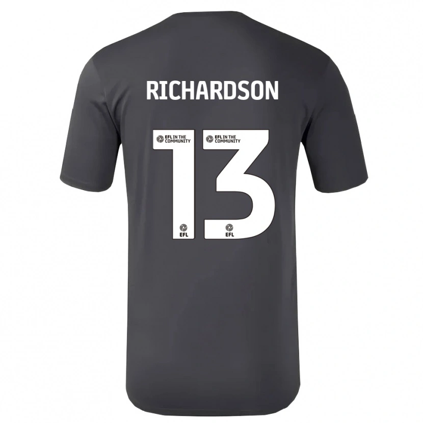 Danxen Dětské Joseph Richardson #13 Černobílá Brankář Dresy 2025/26 Dres