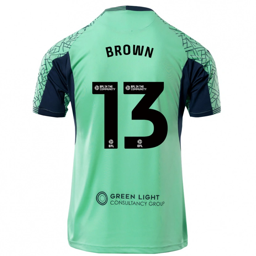Danxen Dětské Mason Brown #13 Akva Černá Brankář Dresy 2025/26 Dres