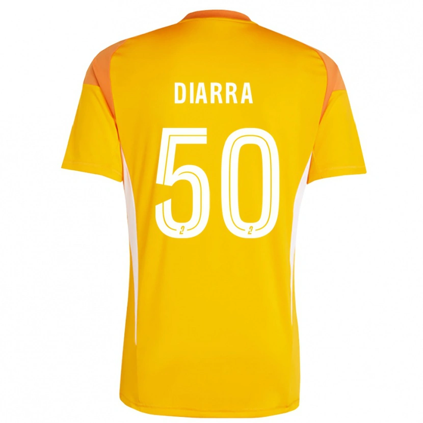 Danxen Dětské Lassine Diarra #50 Oranžovo Červená Brankář Dresy 2025/26 Dres
