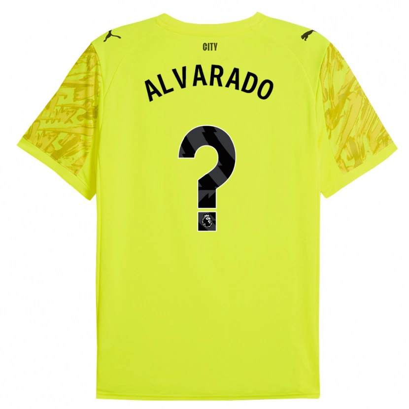 Danxen Dětské Lucas Alvarado #0 Žlutá Oranžová Černá Brankář Dresy 2025/26 Dres