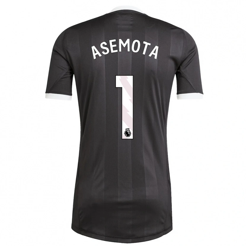 Danxen Dětské Owen Asemota #1 Černá Bílá Brankář Dresy 2025/26 Dres