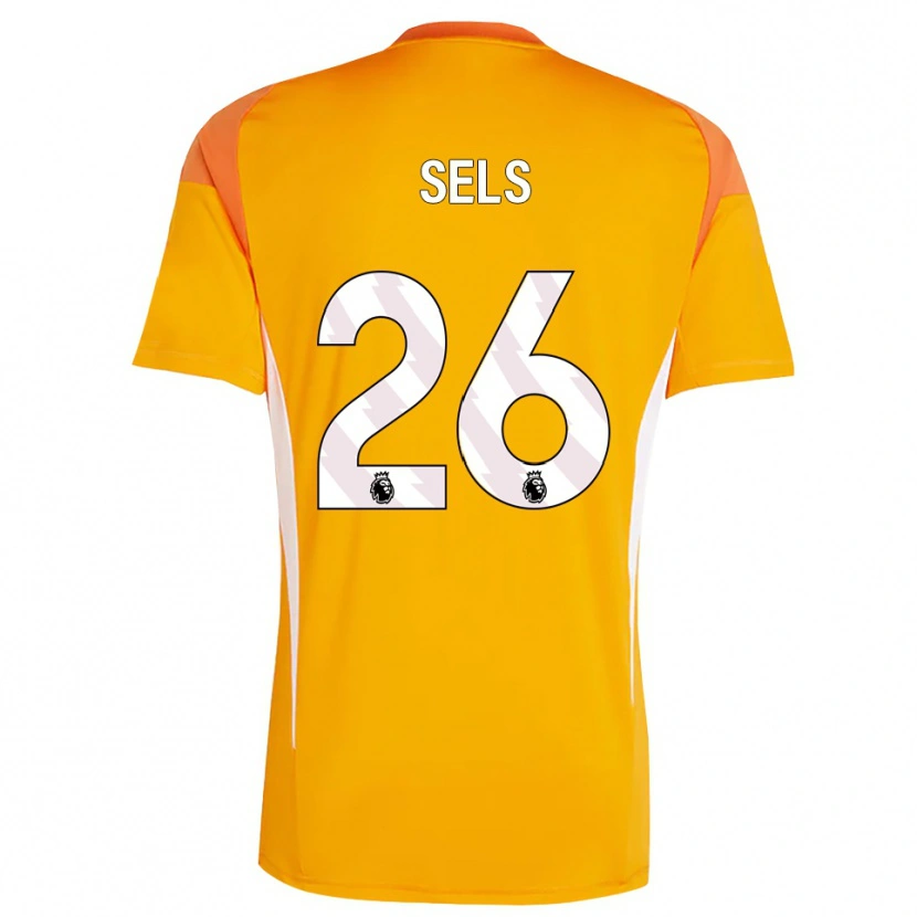 Danxen Dětské Matz Sels #26 Oranžová Bílá Brankář Dresy 2025/26 Dres