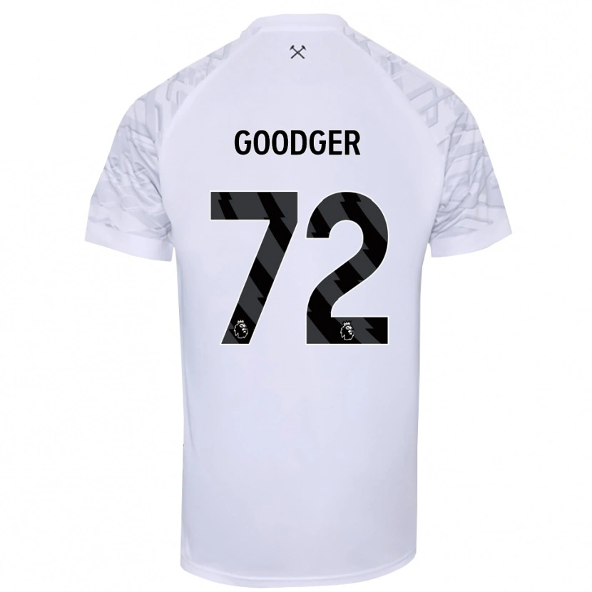 Danxen Dětské Tommy Goodger #72 Bílá Černá Brankář Dresy 2025/26 Dres