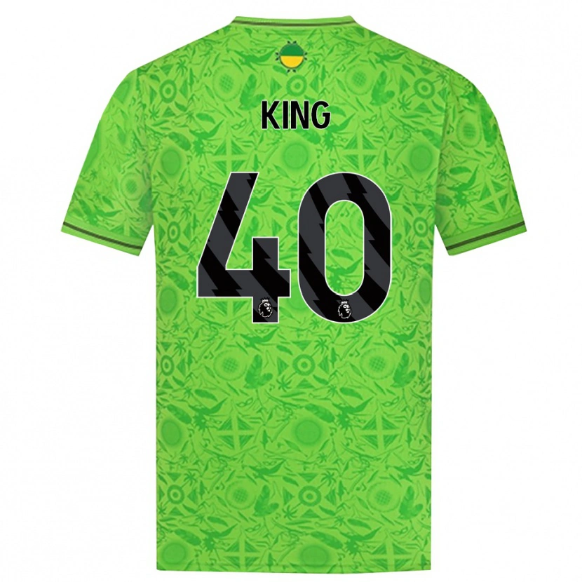 Danxen Dětské Tom King #40 Zelená Černá Brankář Dresy 2025/26 Dres