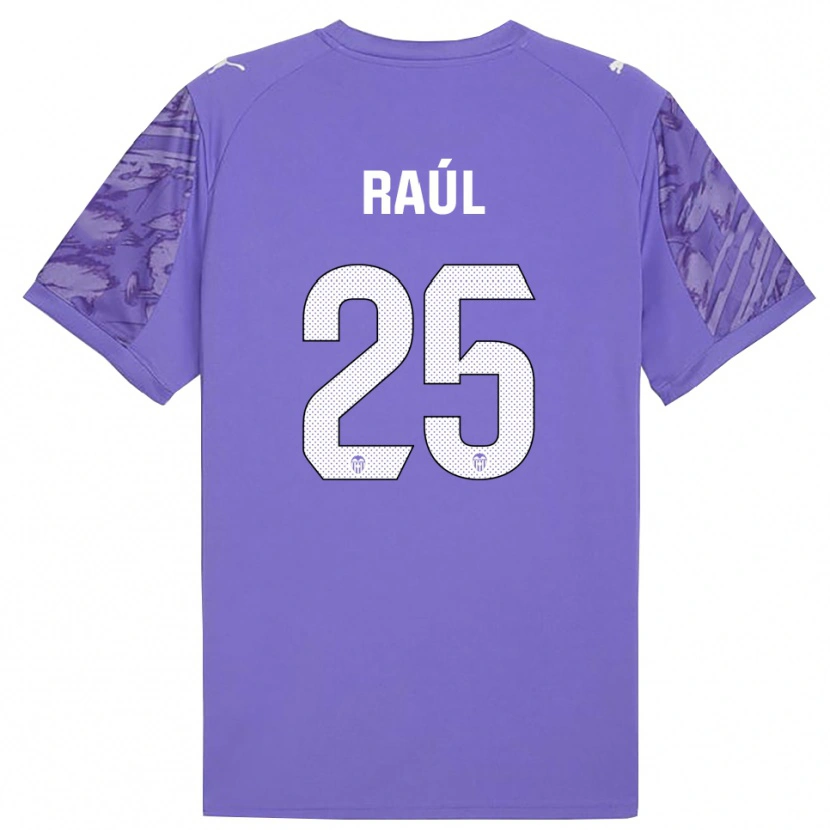 Danxen Dětské Raúl Jiménez #25 Lila Bílá Brankář Dresy 2025/26 Dres