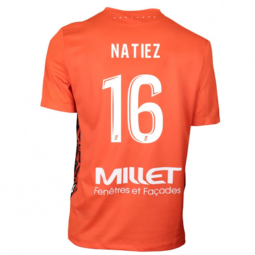 Danxen Dětské Stanislas Natiez #16 Oranžová Bílá Brankář Dresy 2025/26 Dres