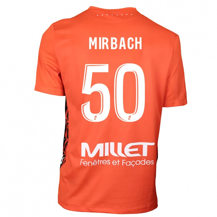Danxen Dětské Alexis Mirbach #50 Oranžová Bílá Brankář Dresy 2025/26 Dres