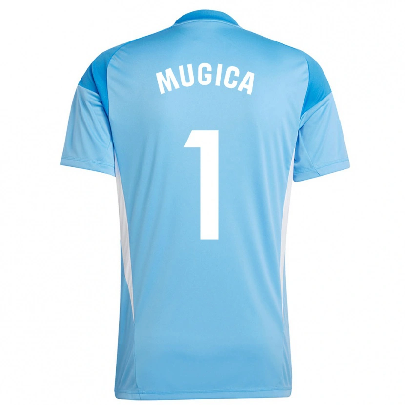 Danxen Dětské Juan Múgica #1 Nebesky Modrá Bílá Brankář Dresy 2025/26 Dres
