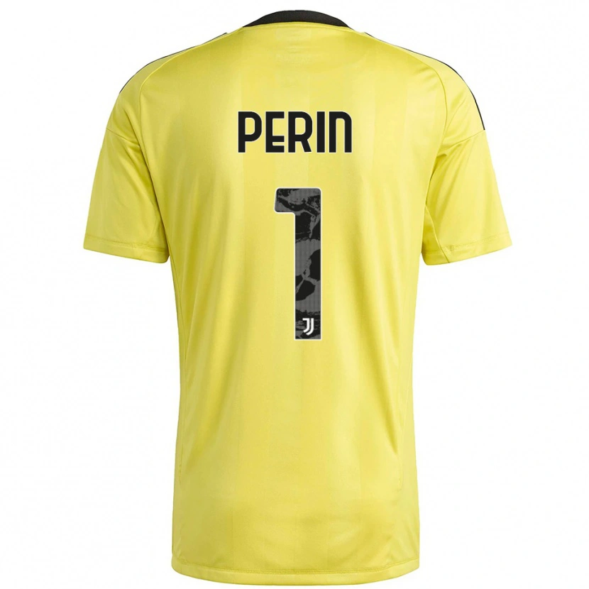 Danxen Dětské Mattia Perin #1 Žlutá Bílá Brankář Dresy 2025/26 Dres