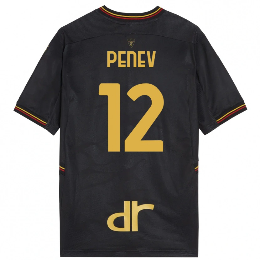 Danxen Dětské Plamen Penev #12 Černá Hnědá Brankář Dresy 2025/26 Dres