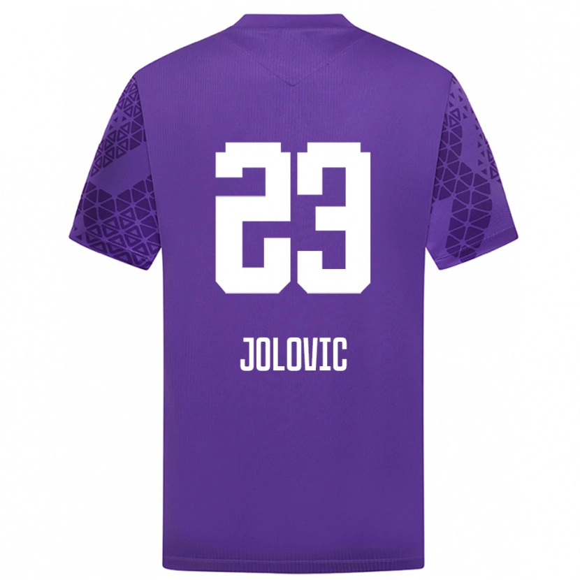 Danxen Dětské Bogdan Jolovic #23 Indigo Bílá Brankář Dresy 2025/26 Dres