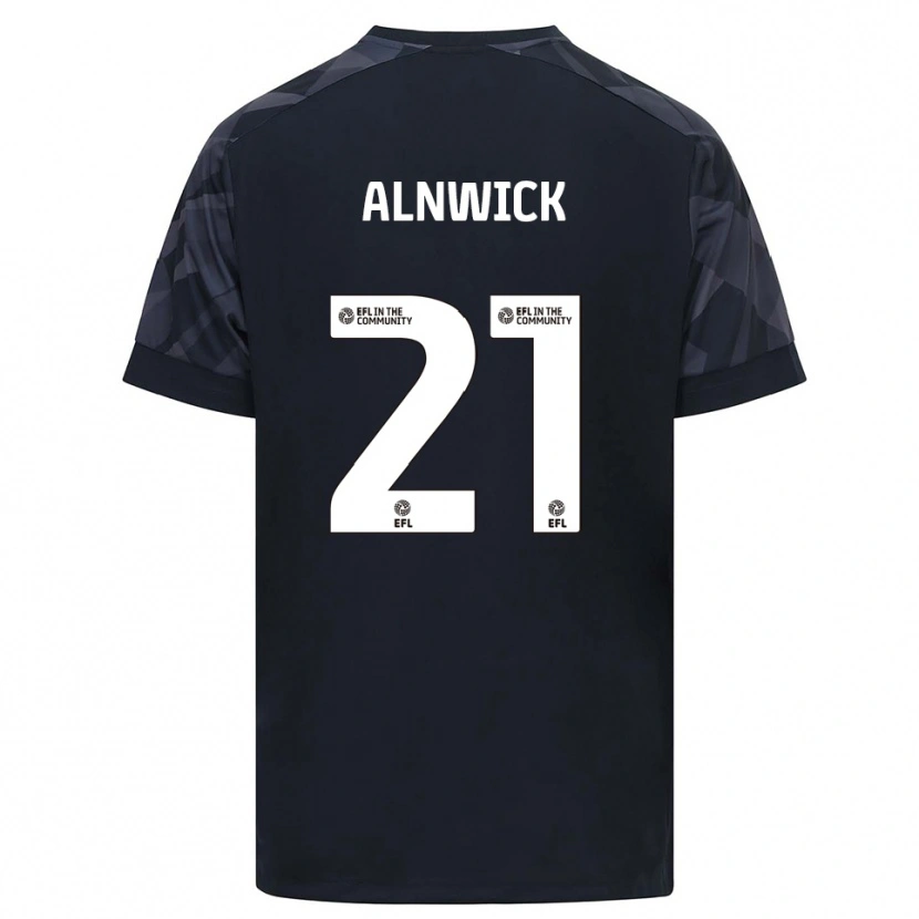 Danxen Pánské Jak Alnwick #21 Černá Bílá Brankář Dresy 2025/26 Dres