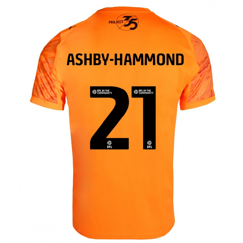 Danxen Pánské Luca Ashby-Hammond #21 Černá Oranžová Brankář Dresy 2025/26 Dres