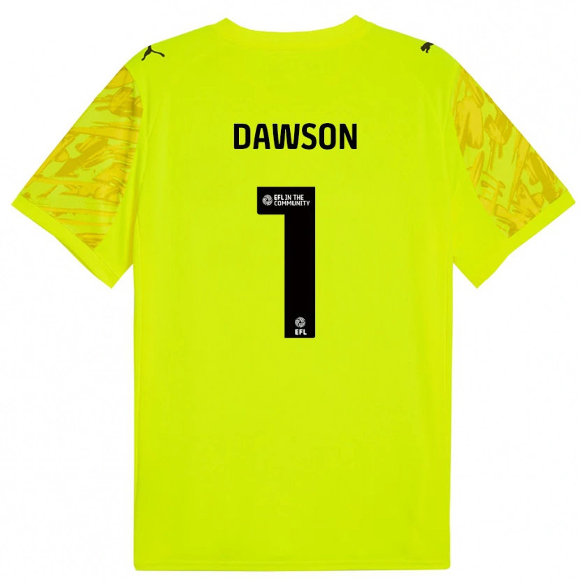 Danxen Pánské Cameron Dawson #1 Fluorescenční Zelená Černá Brankář Dresy 2025/26 Dres