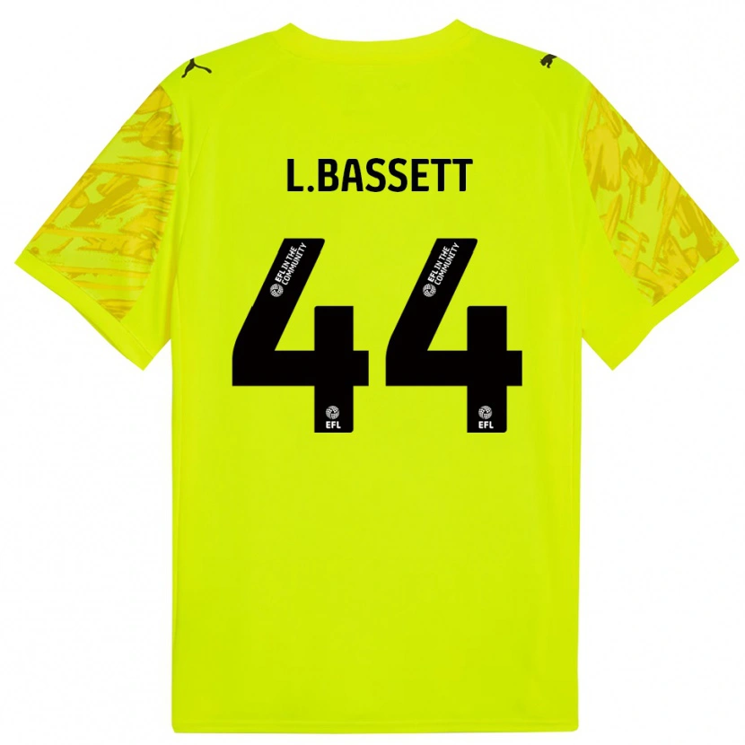 Danxen Pánské Louis Bassett #44 Fluorescenční Zelená Černá Brankář Dresy 2025/26 Dres