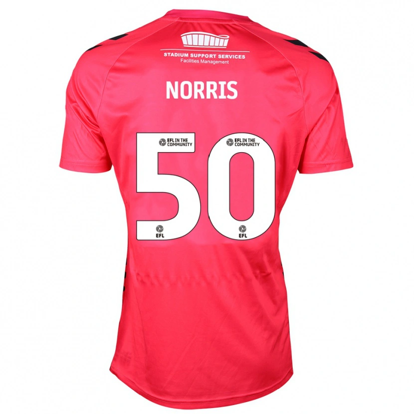 Danxen Pánské Will Norris #50 Bílá Červená Brankář Dresy 2025/26 Dres