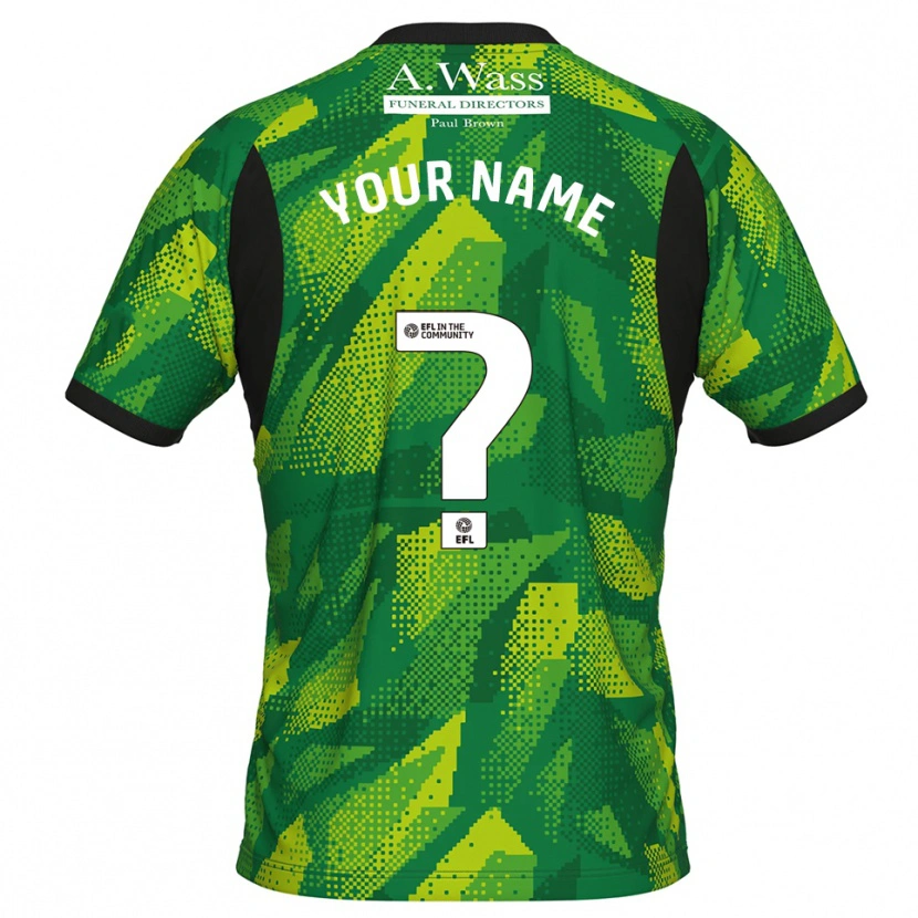 Danxen Pánské Mansfield Town Zelená Černá Brankář Dresy 2025/26 Dres