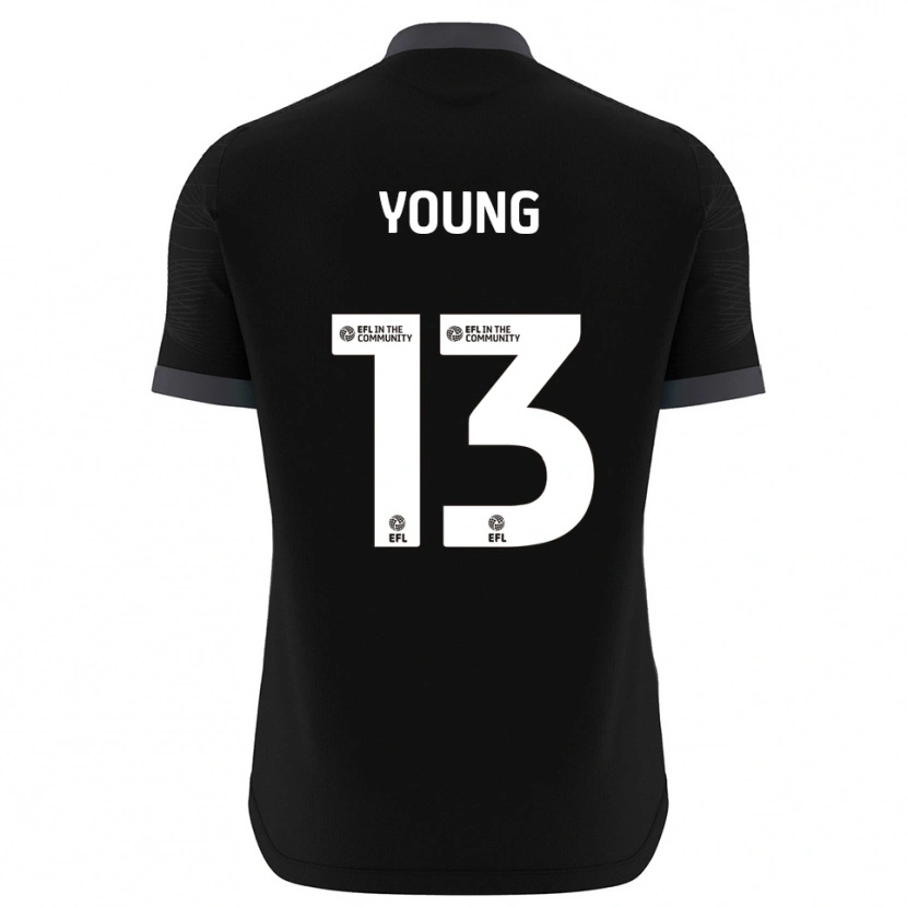 Danxen Pánské Brad Young #13 Černá Bílá Brankář Dresy 2025/26 Dres