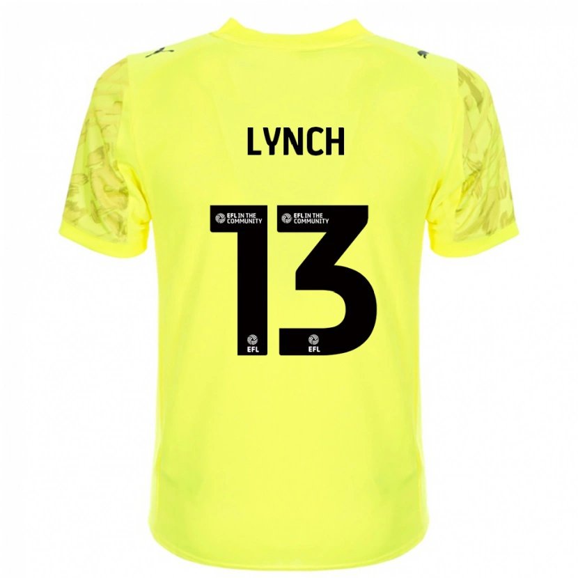 Danxen Pánské Jay Lynch #13 Černá Žlutá Brankář Dresy 2025/26 Dres