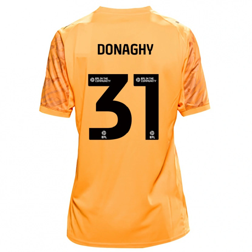 Danxen Pánské Tom Donaghy #31 Černá Oranžová Brankář Dresy 2025/26 Dres