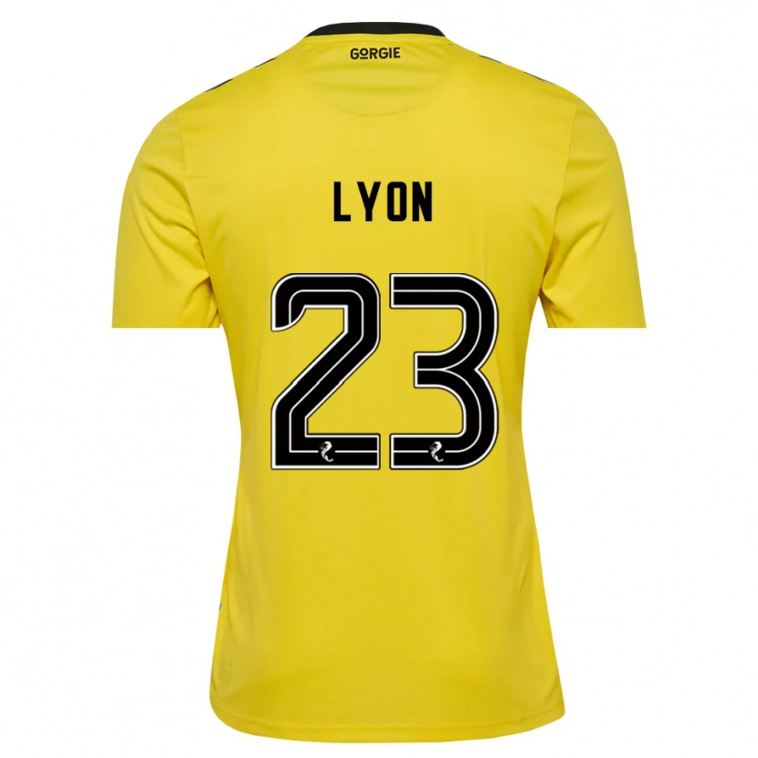 Danxen Pánské Jack Lyon #23 Červená Žlutá Černá Brankář Dresy 2025/26 Dres